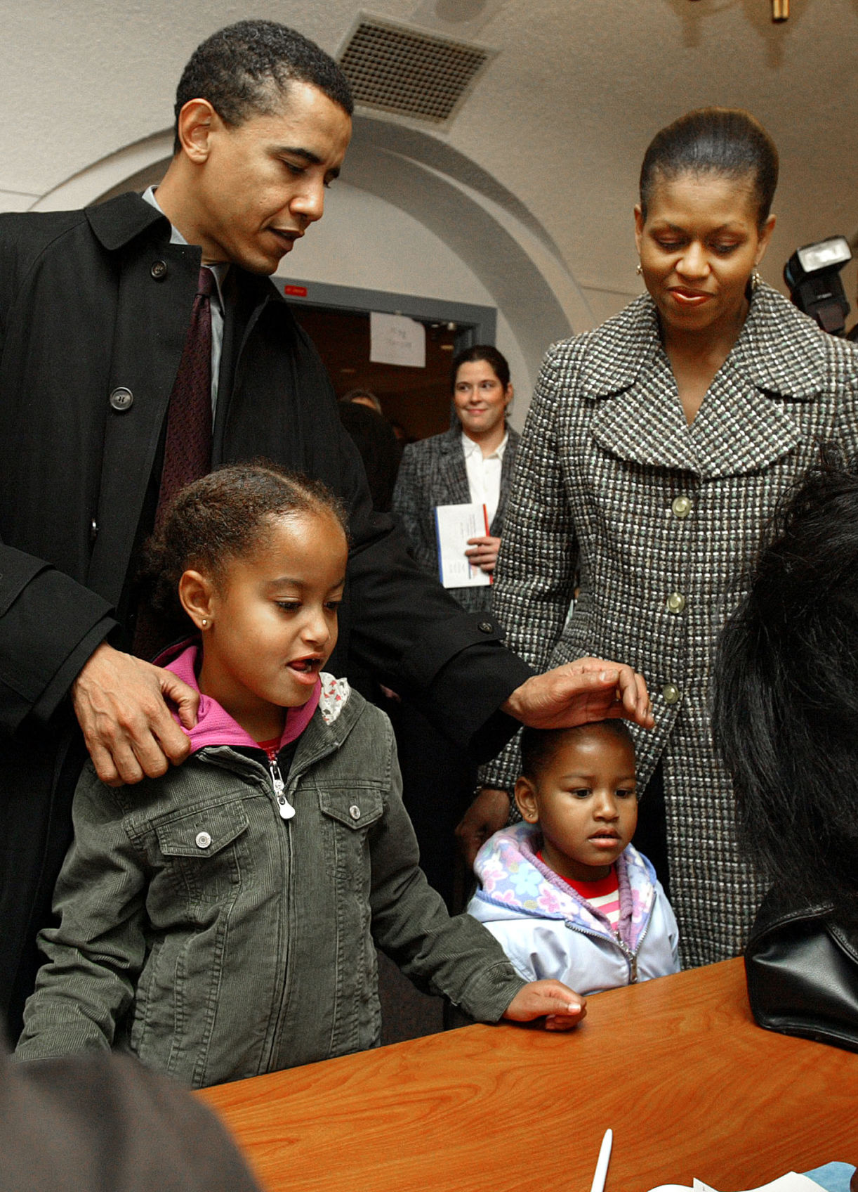 The Obamas, 2004
